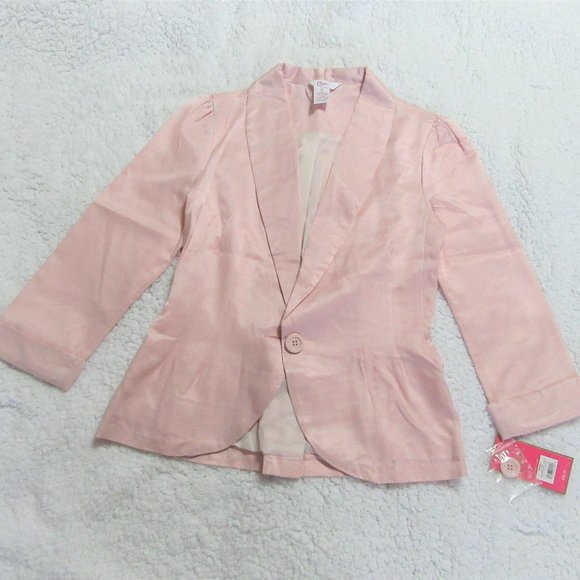 Candie's Jackets & Coats Candies Rose Pink Dress Up Blazer Juniors